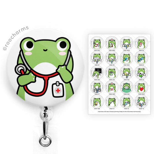 Frog Badge Reel