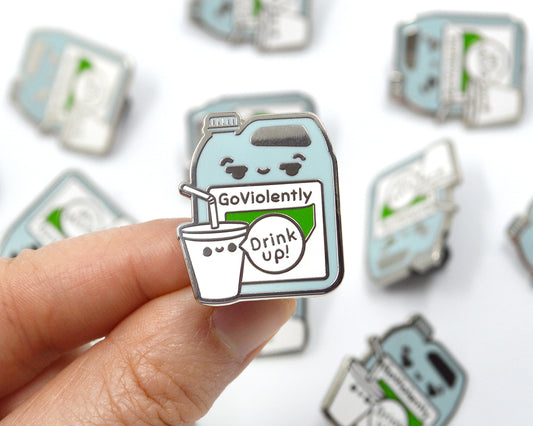 GoViolently Enamel Pin