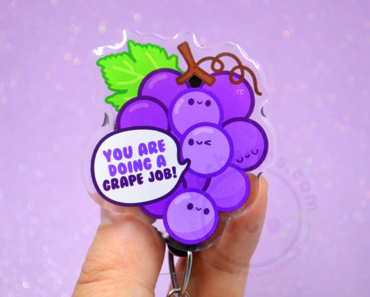 Grape Job Badge Reel