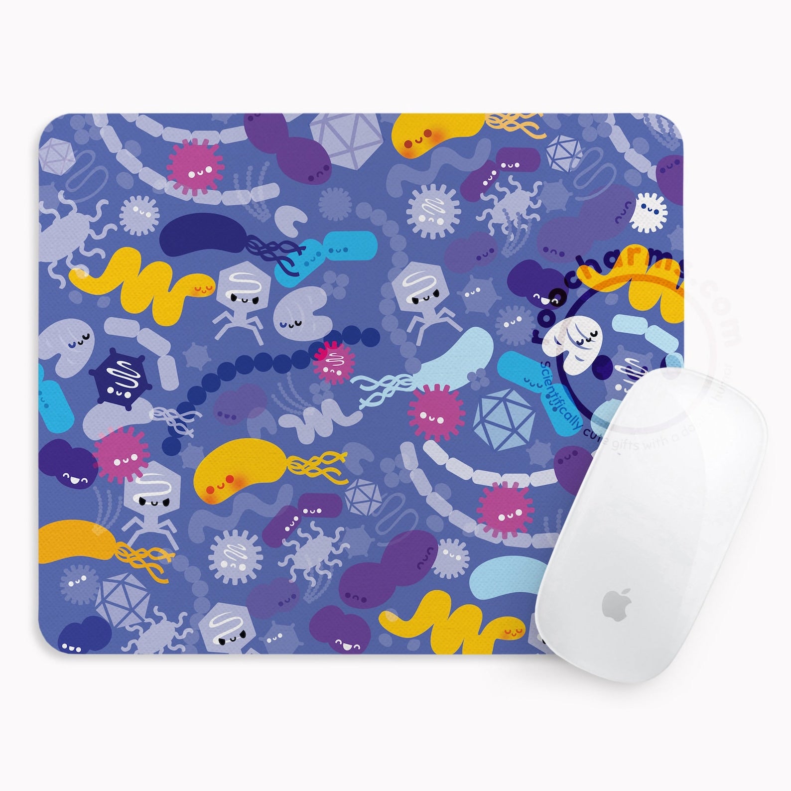 Microbiology Rectangular Mouse Pad - Roocharms