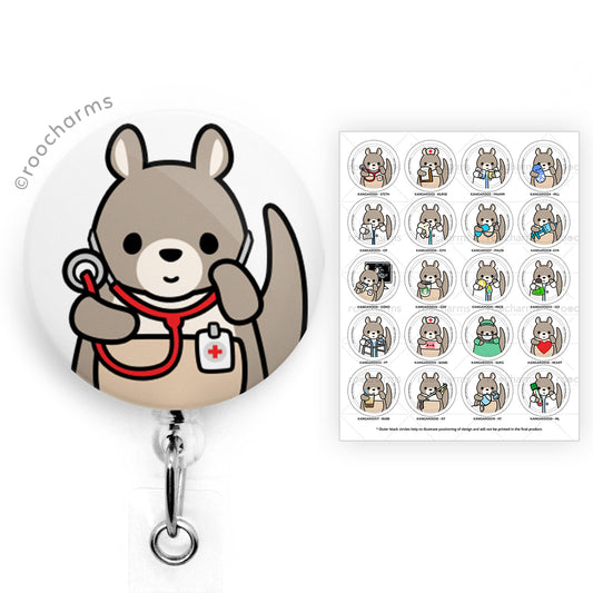 Kangaroo Badge Reel