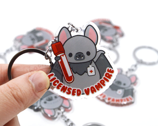 Licensed Vampire Keychain