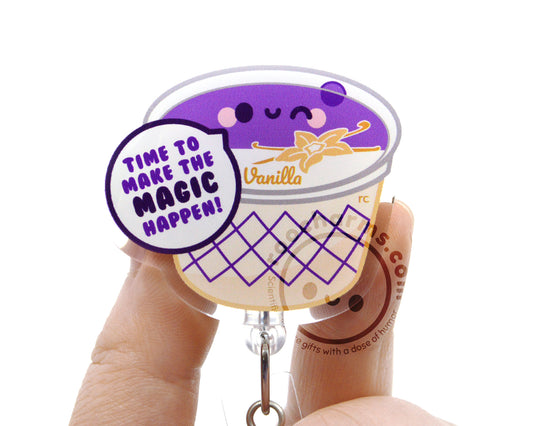 Make The Magic Acrylic Badge Reel