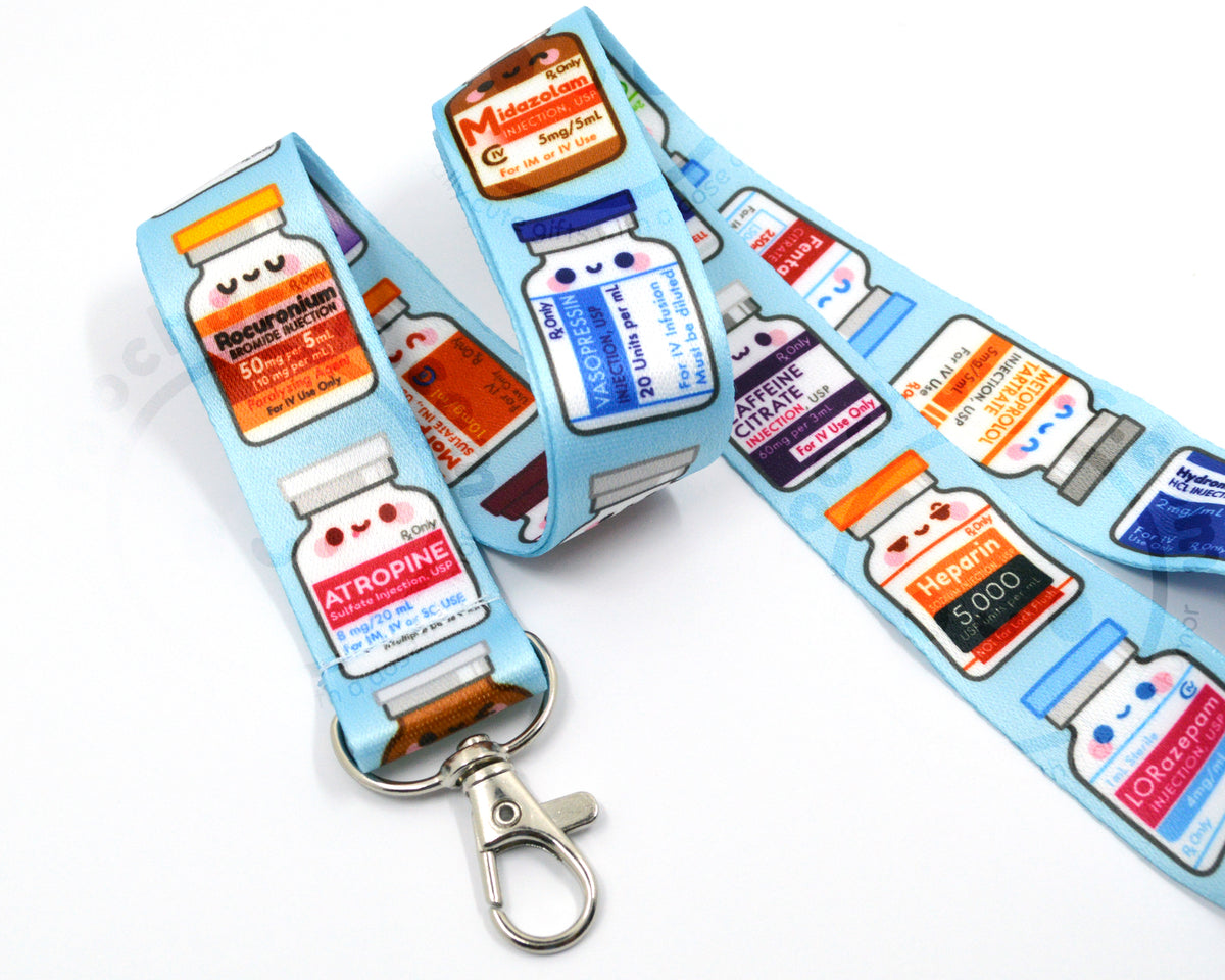 Medication Vial Lanyard