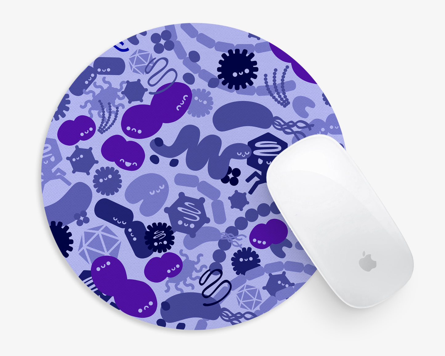 Microbiology Round Mouse Pad