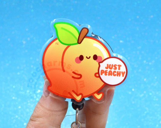 Just Peachy Badge Reel