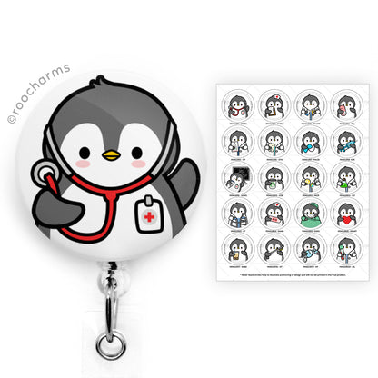 Penguin Badge Reel