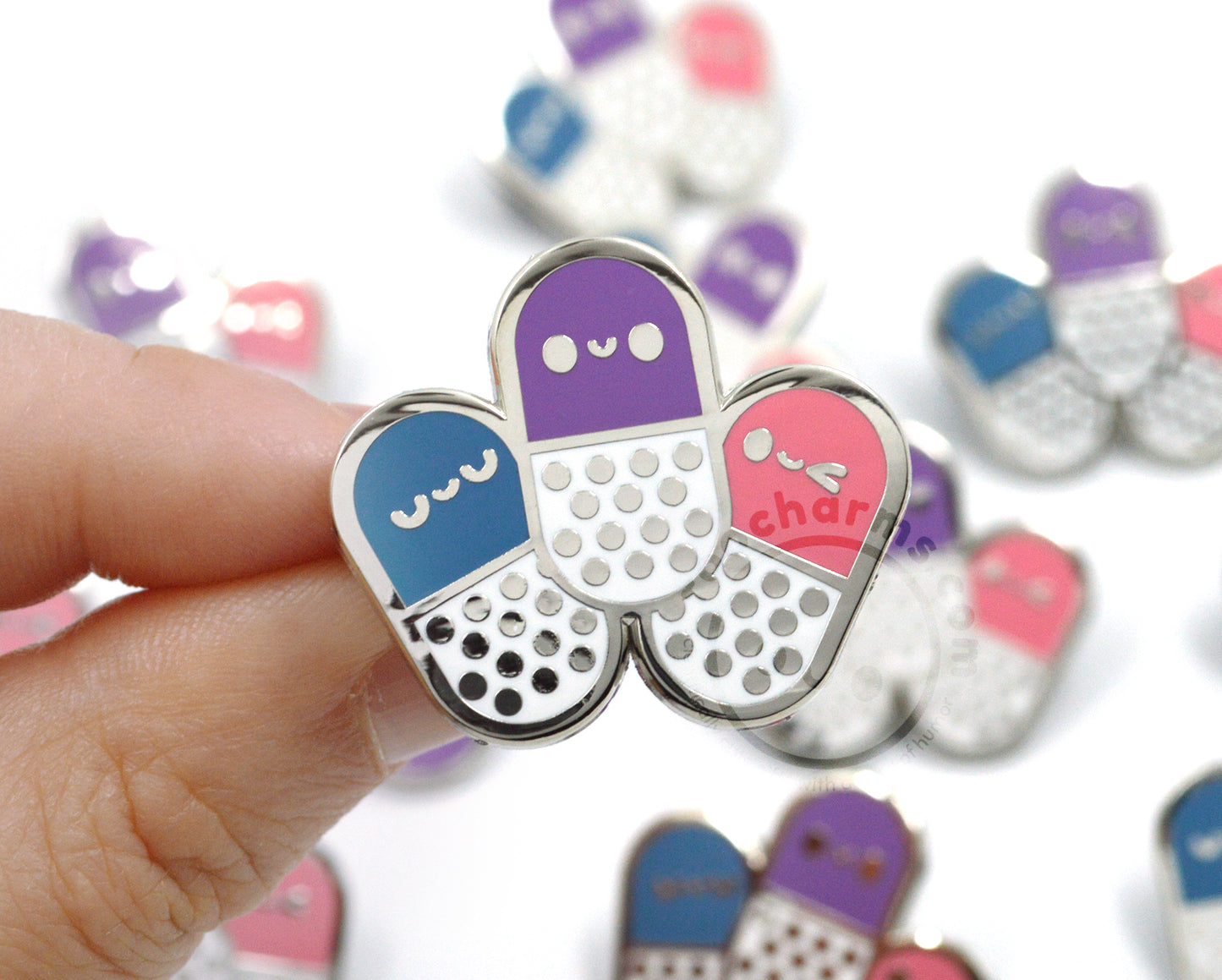 Happy Pills Enamel Pin