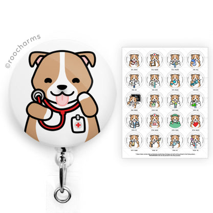 Pit Bull Badge Reel