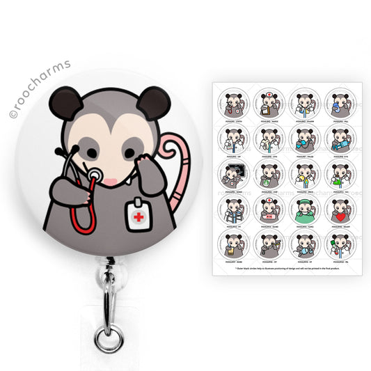 Possum Badge Reel