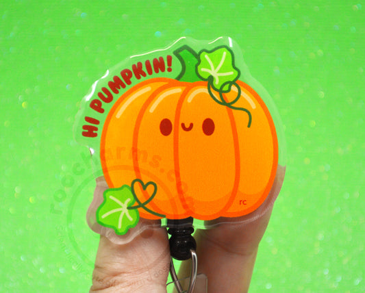 Hi Pumpkin Badge Reel