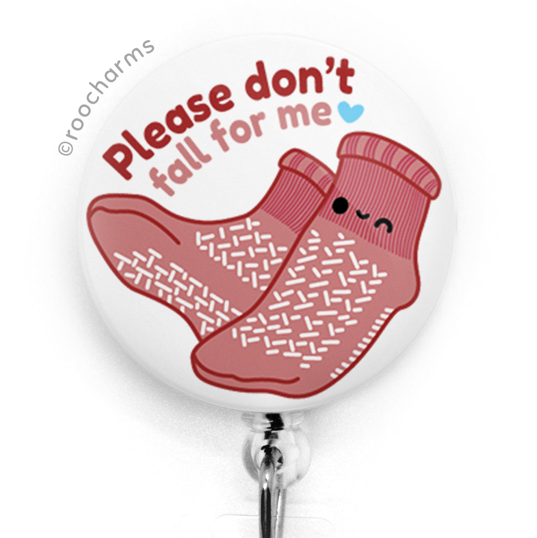 Badge Reel / Retractable Badge Reel / ID Badge I Don't Want to