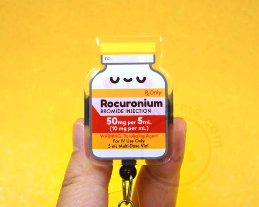 Rocuronium Badge Reel