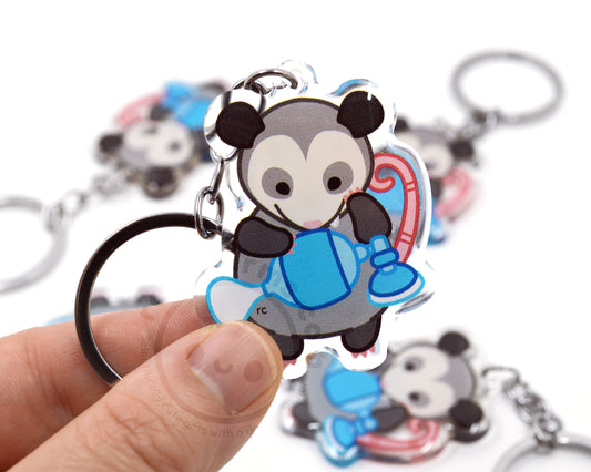 Respiratory Possum Keychain