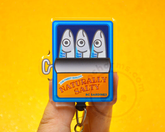Salty Sardine Badge Reel