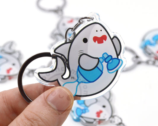 Respiratory Shark Keychain