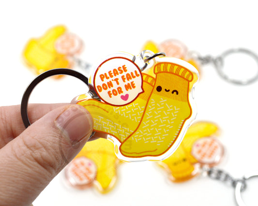 Don't Fall For Me Keychain