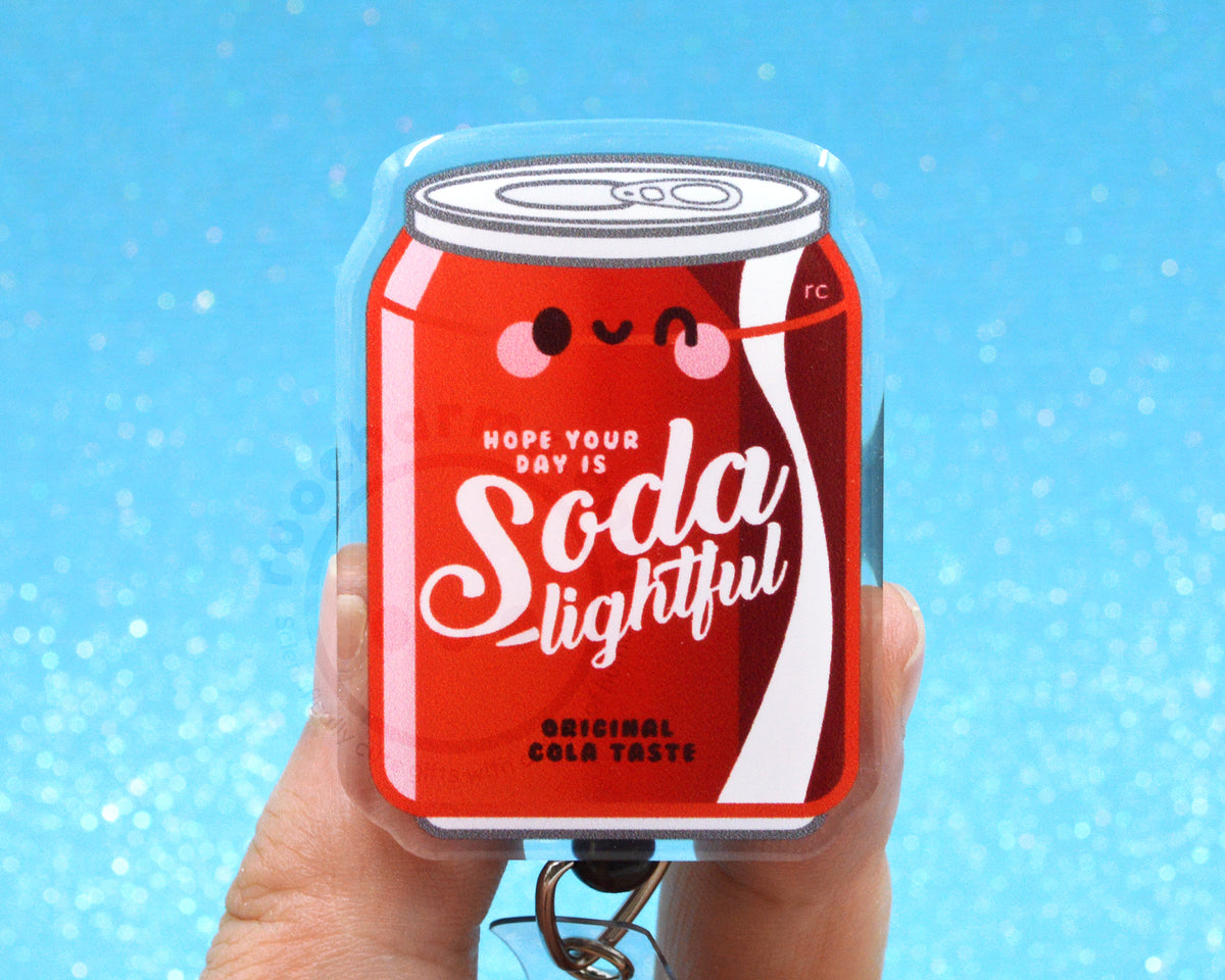 Soda-lightful Badge Reel