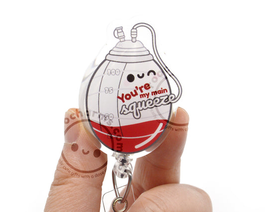 Main Squeeze Acrylic Badge Reel