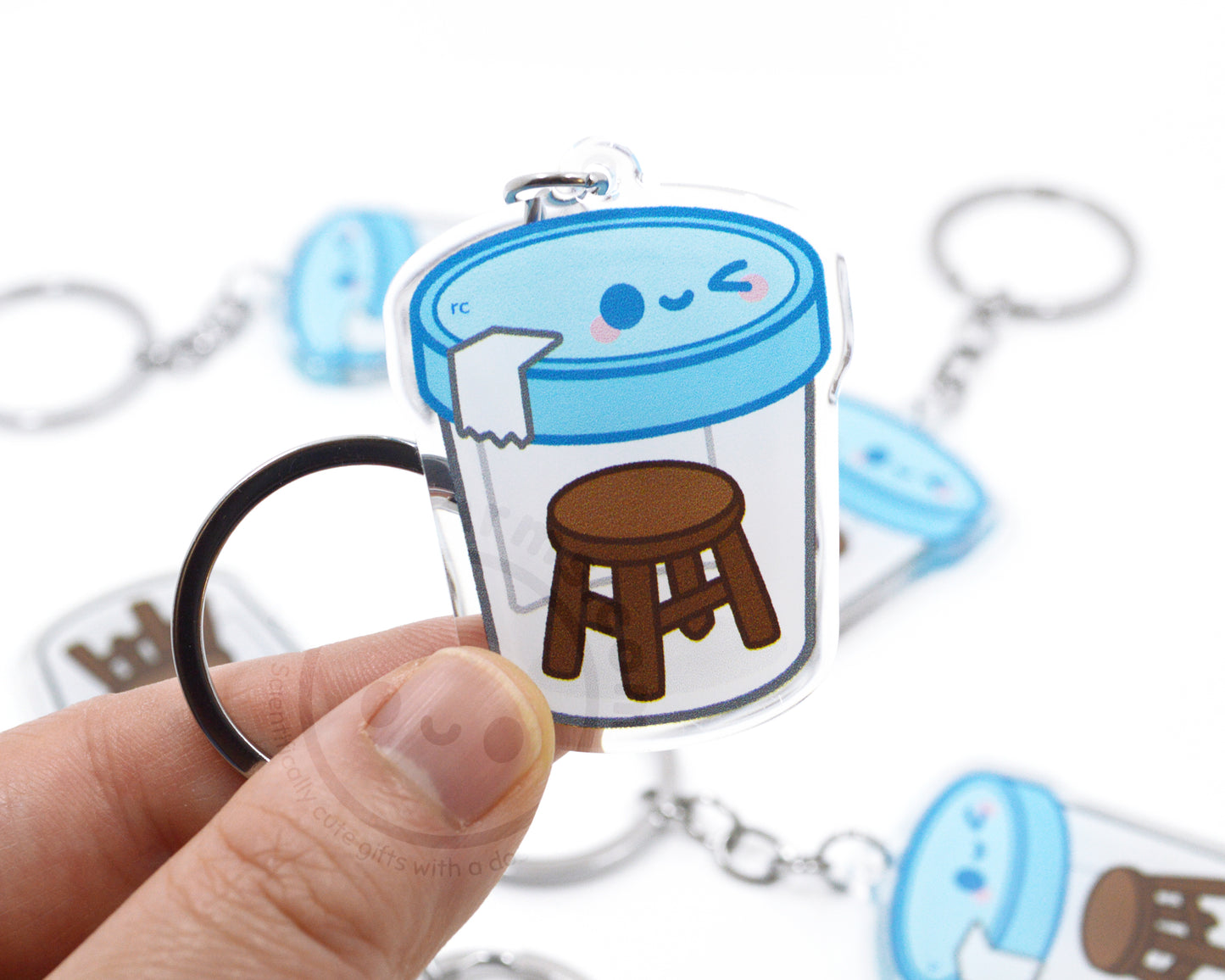 Stool Sample Keychain