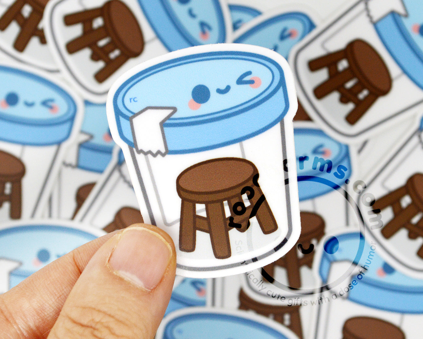 Stool Sample Vinyl Sticker – roocharms