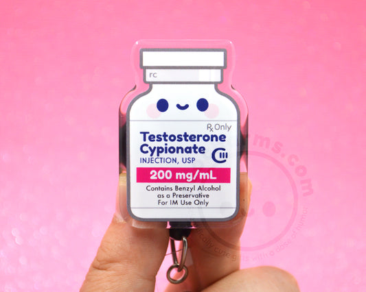 Testosterone Badge Reel