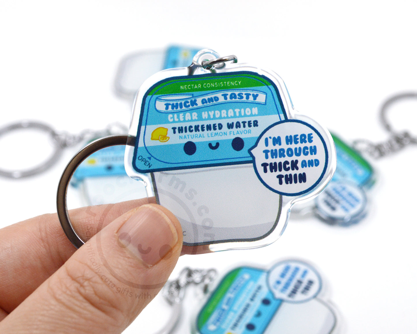 Thick and Thin Keychain