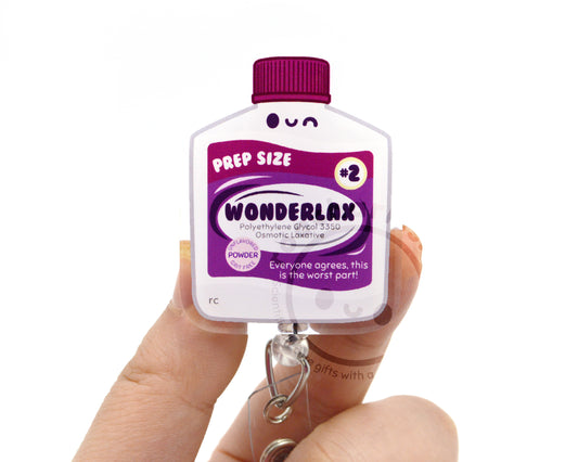 Wonderlax Acrylic Badge Reel