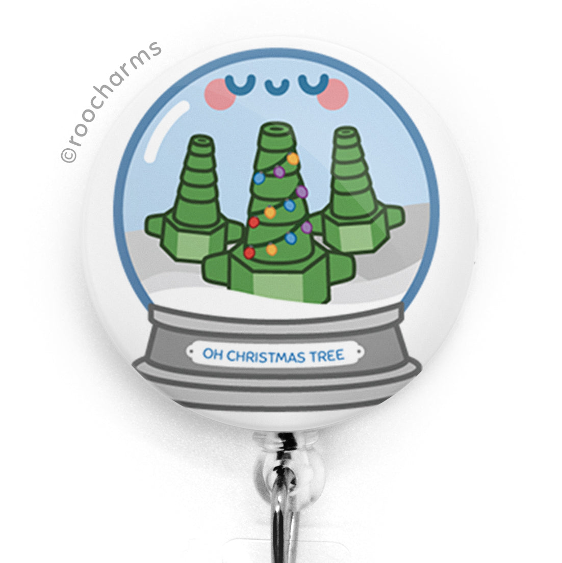 Christmas Tree Connector Badge Reel