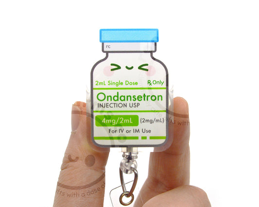 Ondansetron Acrylic Badge Reel