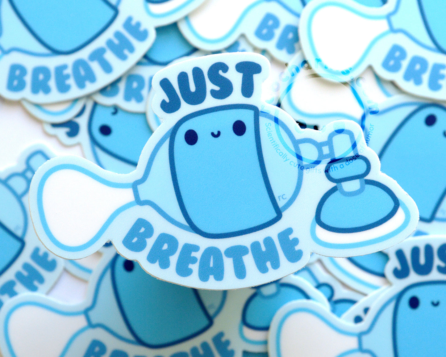 Just Breathe Vinyl Sticker