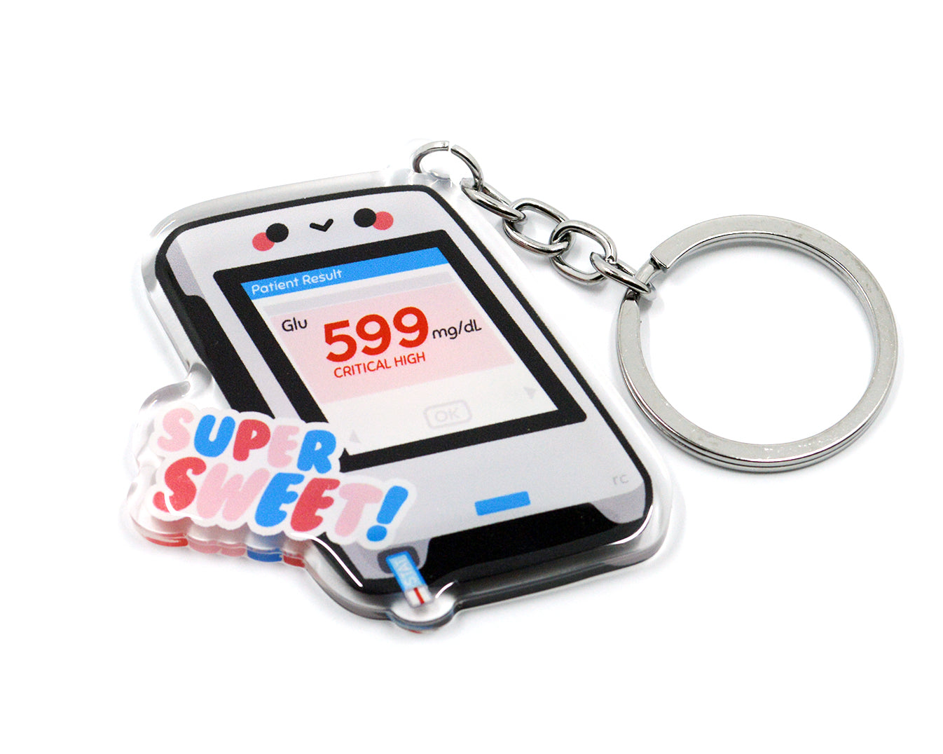 Super Sweet Glucometer Keychain