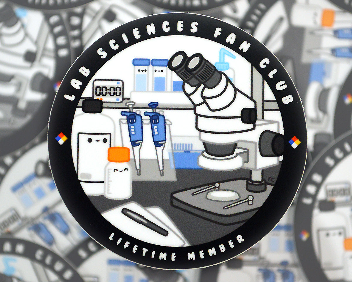 Lab Sciences Fan Club Vinyl Sticker