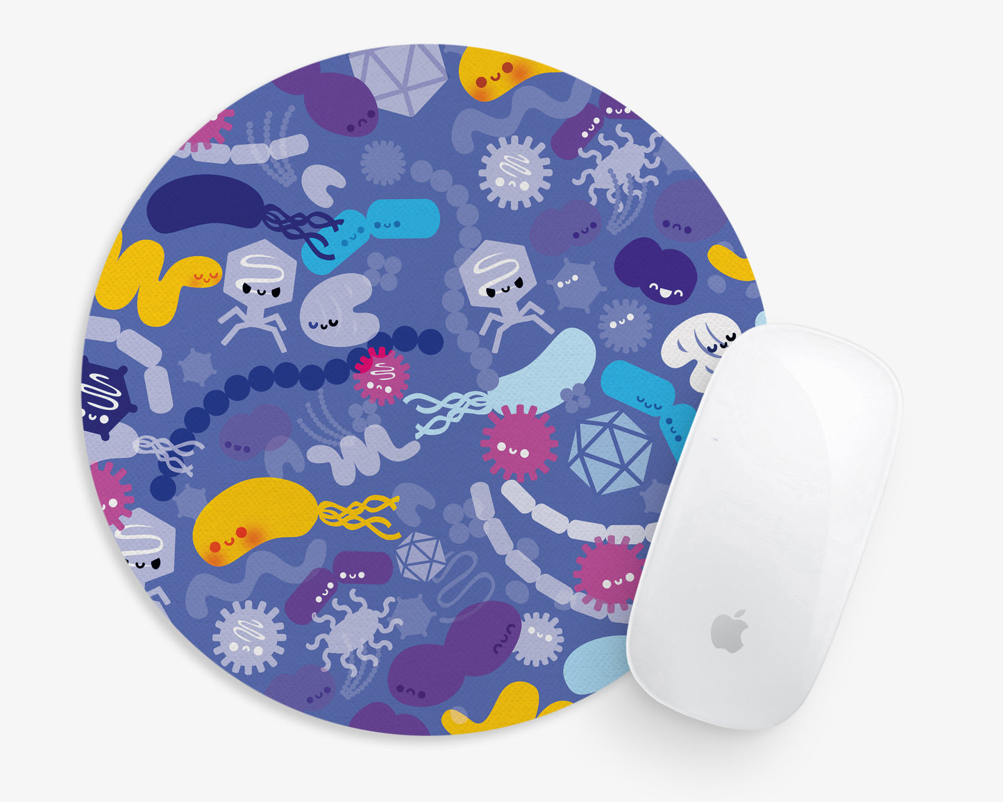 Microbiology Round Mouse Pad