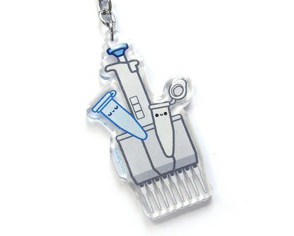 Happy Pipettes Keychain