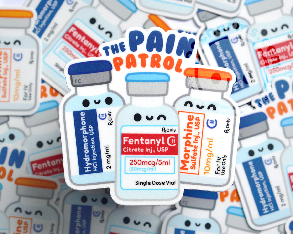 Pain Patrol Vinyl Sticker