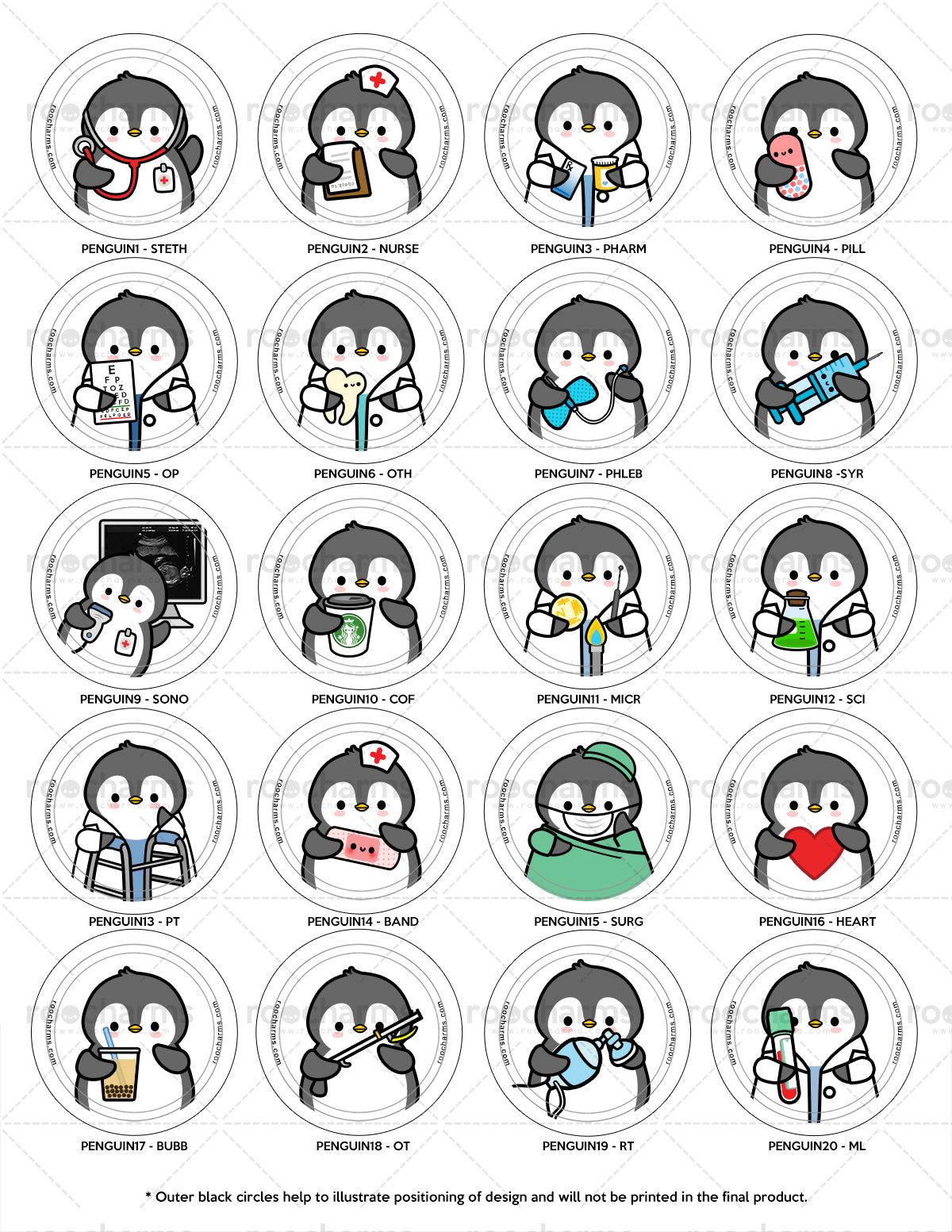 Penguin Badge Reel