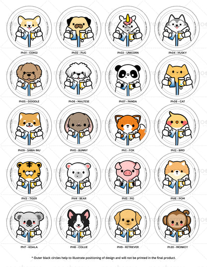 Pharmacy Animals Ornament