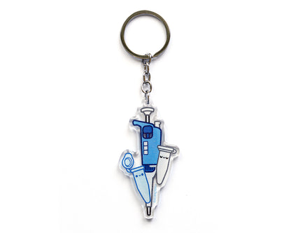 Happy Pipettes Keychain
