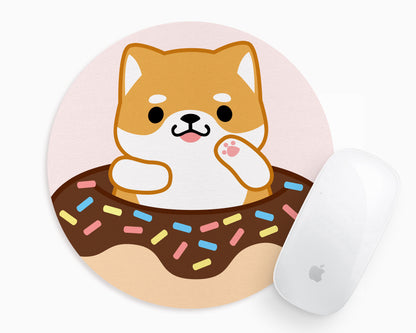 Donut Shiba Mouse Pad