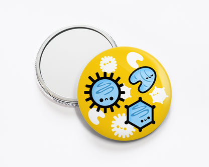 Microbiology Gift, Microbiology Pocket Mirror, Biology Gift, Science Gift - roocharms